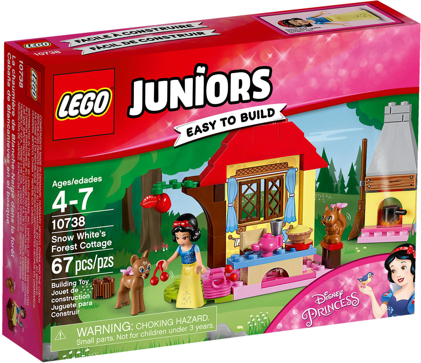 10738 LEGO Juniors - La Casetta nel Bosco di Biancaneve
