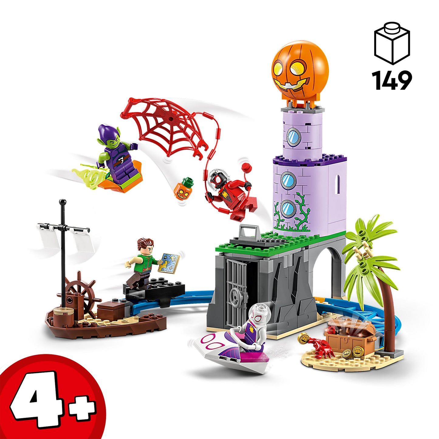 10790 LEGO Marvel Spiderman - Team Spidey al faro del Goblin