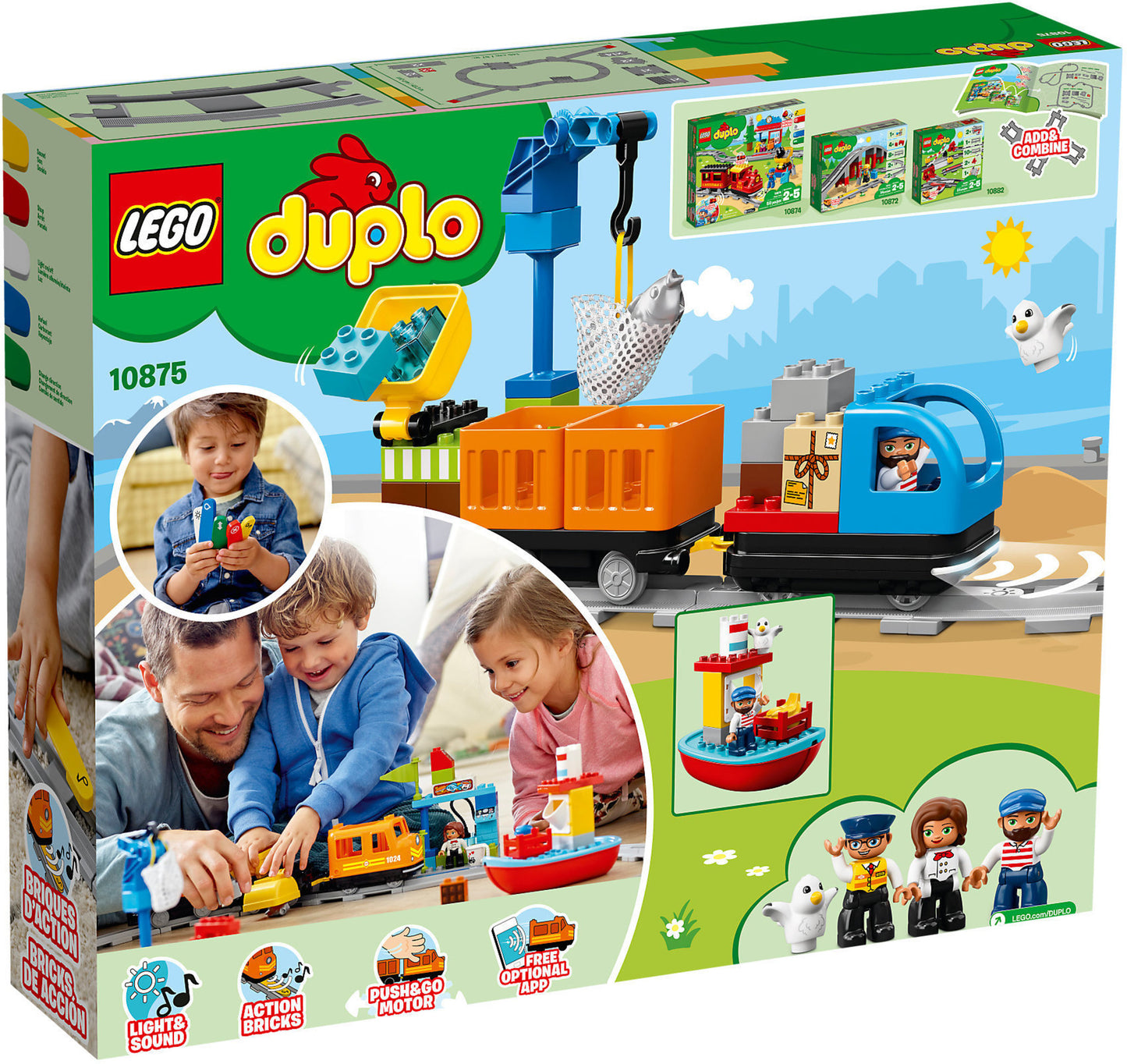 10875 LEGO Duplo - Il Grande Treno Merci