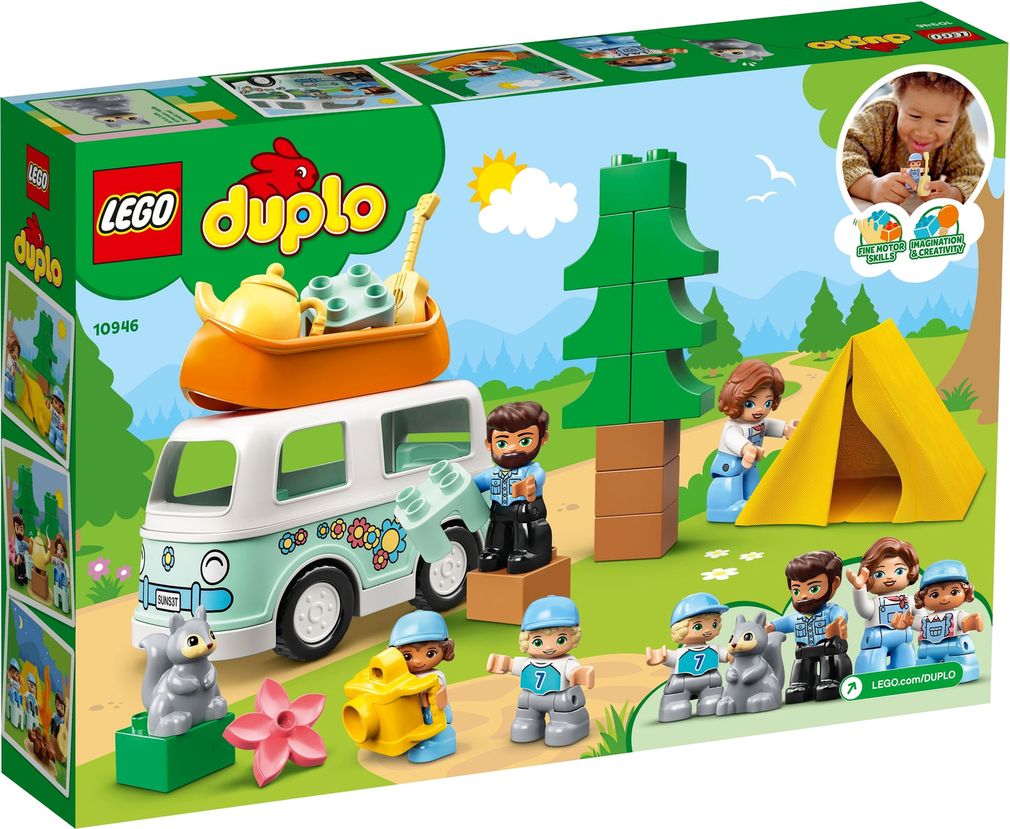 10946 LEGO Duplo - Avventura In Famiglia Sul Camper Van