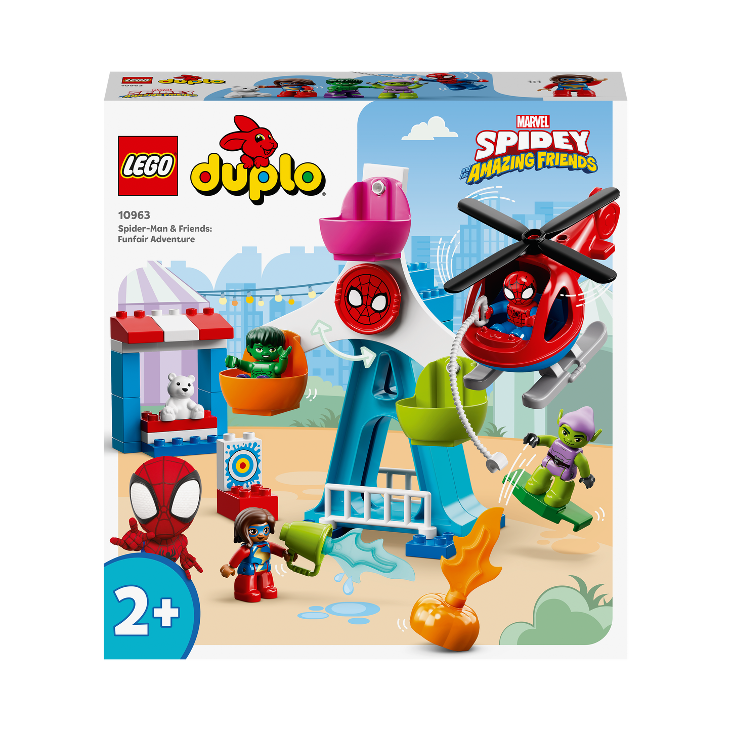 10963 LEGO Duplo - Spider-Man e i suoi amici: Avventura al Luna Park