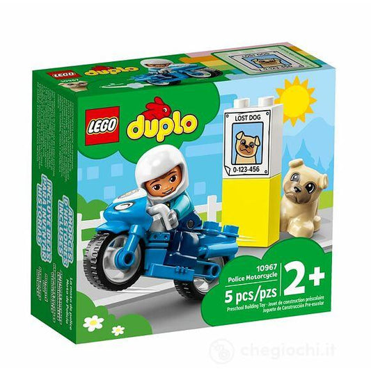 10967 LEGO Duplo - Motocicletta della polizia