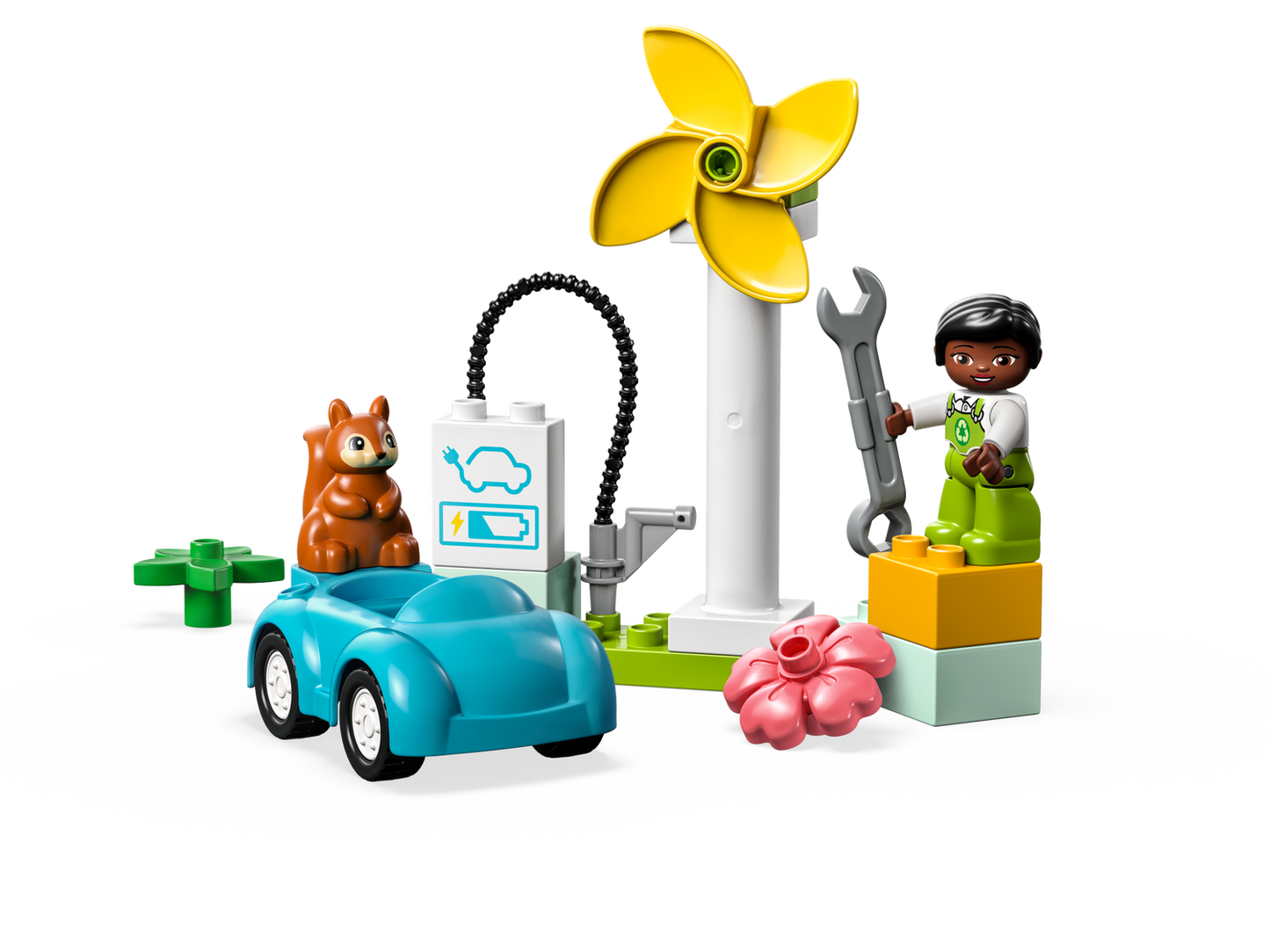 10985 LEGO Duplo - Turbina eolica e auto elettrica