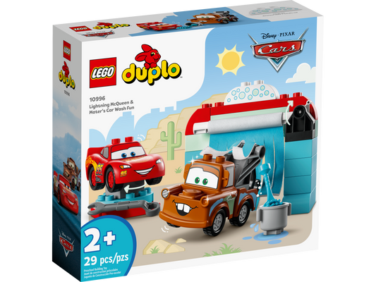 10996 LEGO Duplo - Divertimento all’autolavaggio con Saetta McQueen e Cricchetto