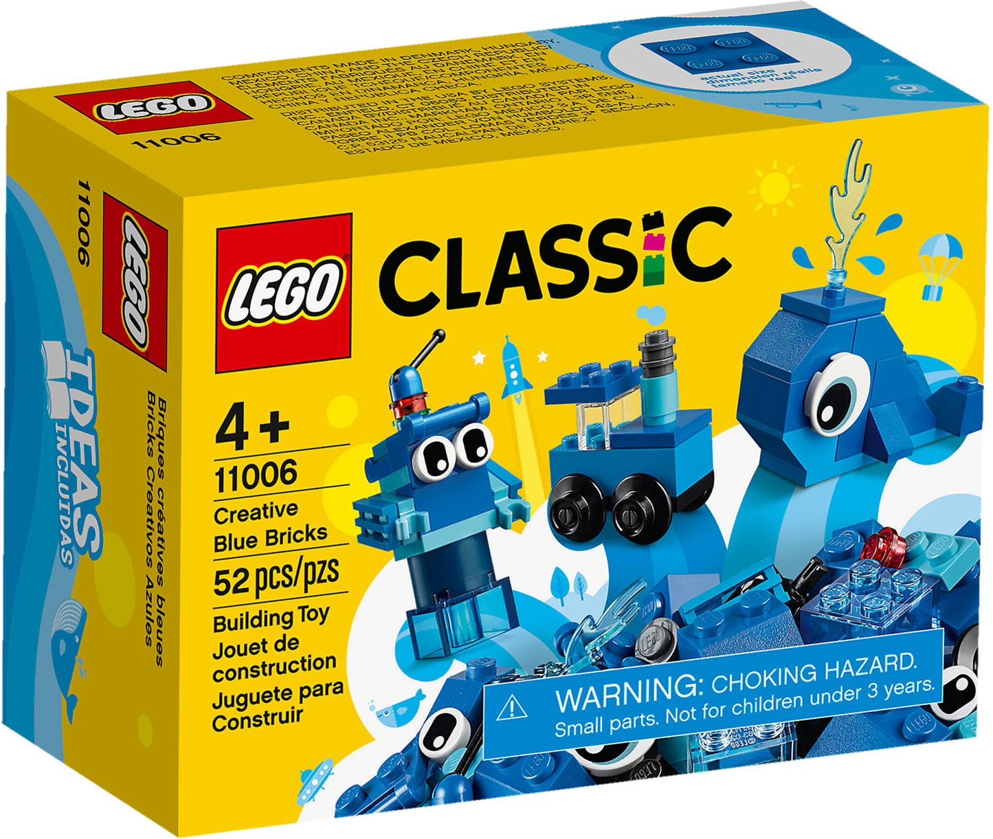 11006 LEGO Classic - Mattoncini Blu Creativi