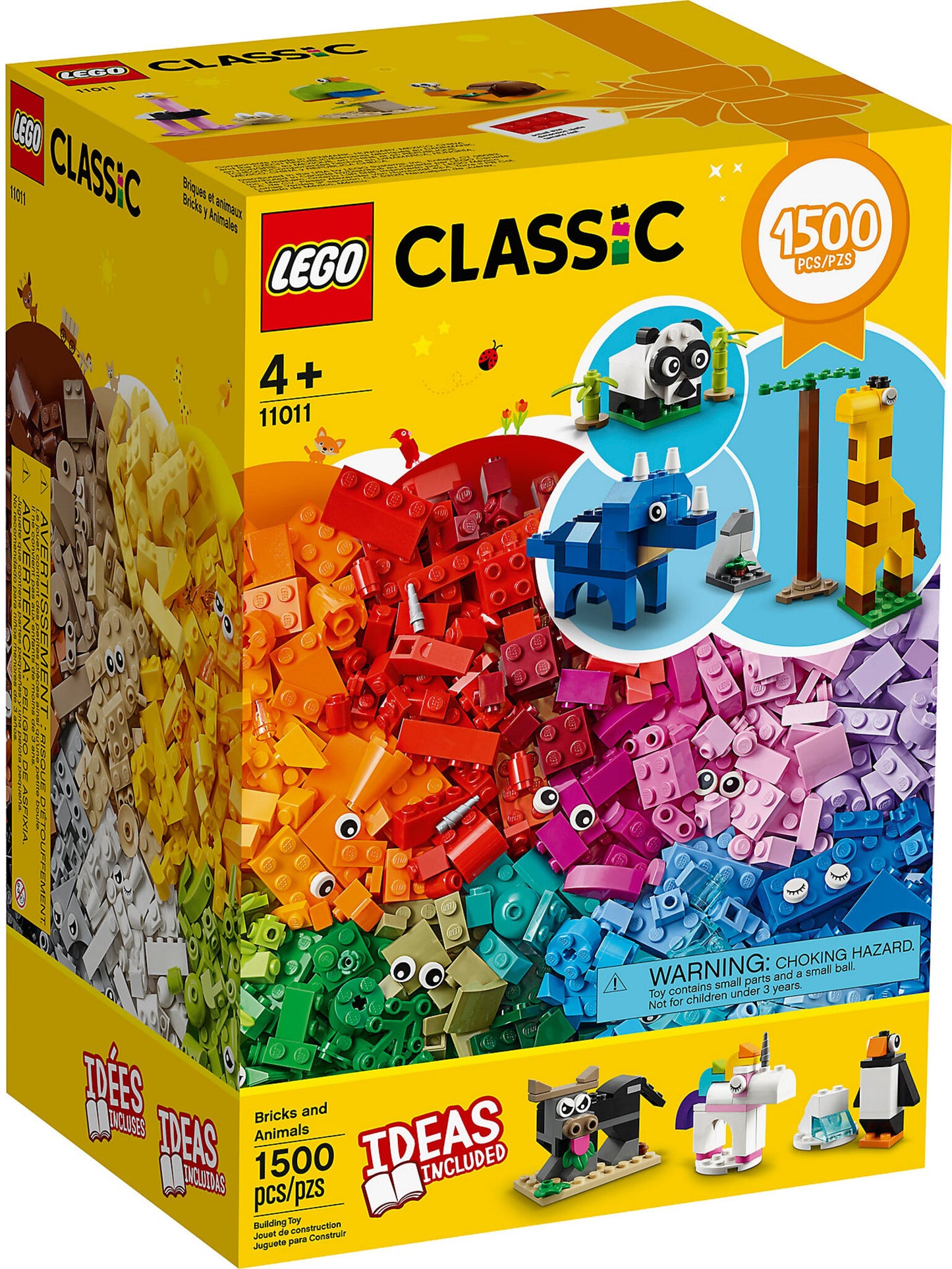 Lego Classic 11013 Mattoncini Lego Trasparenti