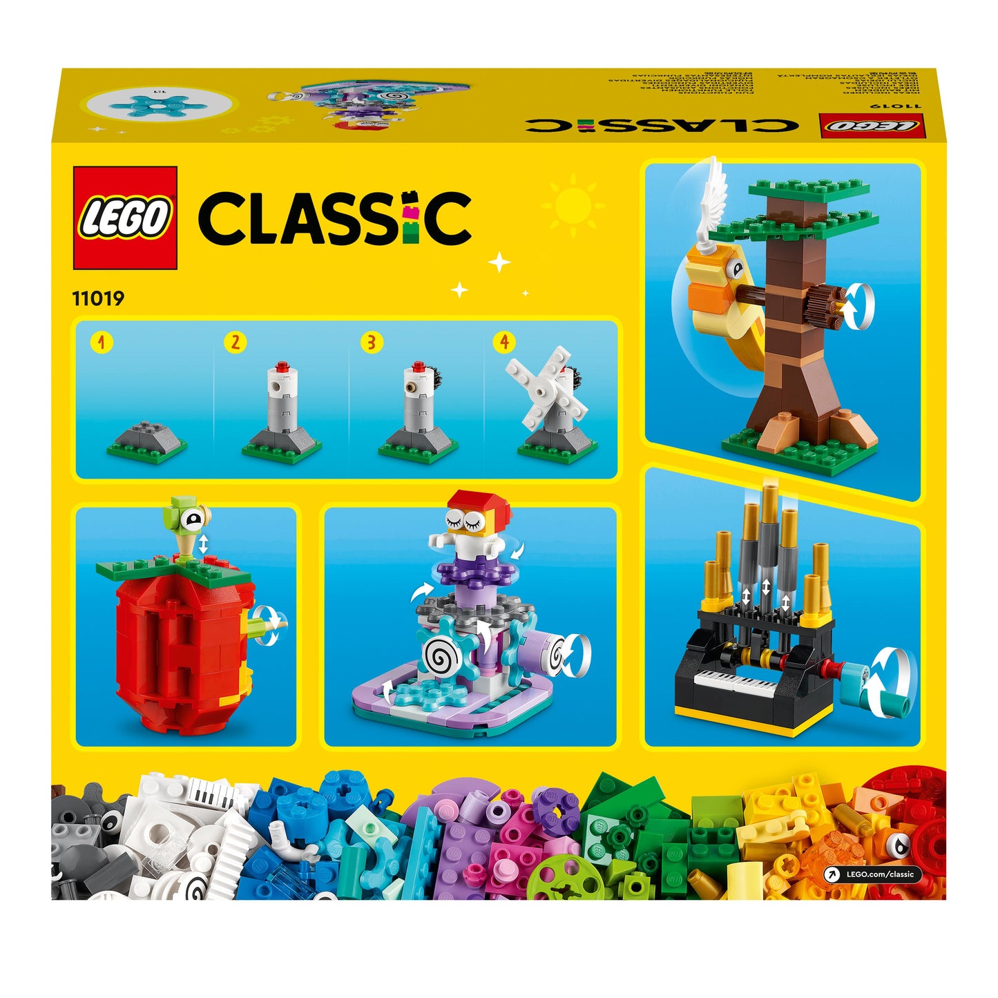 11019 LEGO Classic - Mattoncini e funzioni