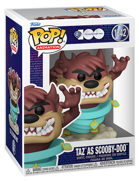 ANIMATION 1242 Funko Pop! - Warner 100th - Taz As Scooby-Doo