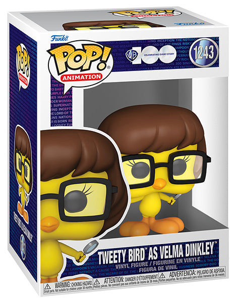 ANIMATION 1243 Funko Pop! - Warner 100th - Tweety Bird As Velma Dinkley