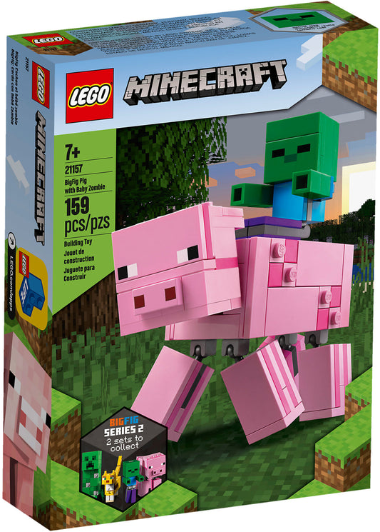 21157 LEGO Minecraft - Maxi Figure Maiale E Baby Zombi