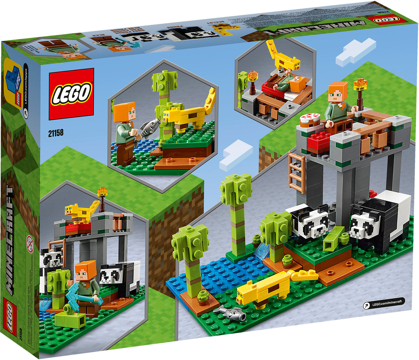 21158 LEGO Minecraft - L'Allevamento Di Panda