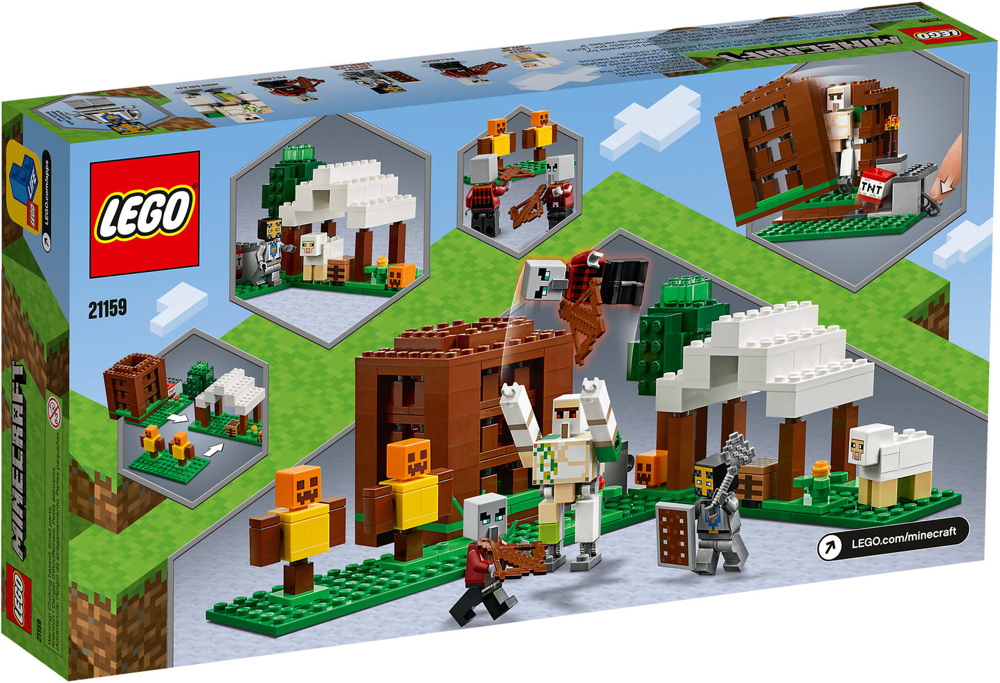 21159 LEGO Minecraft - L'Avamposto Del Saccheggiatore