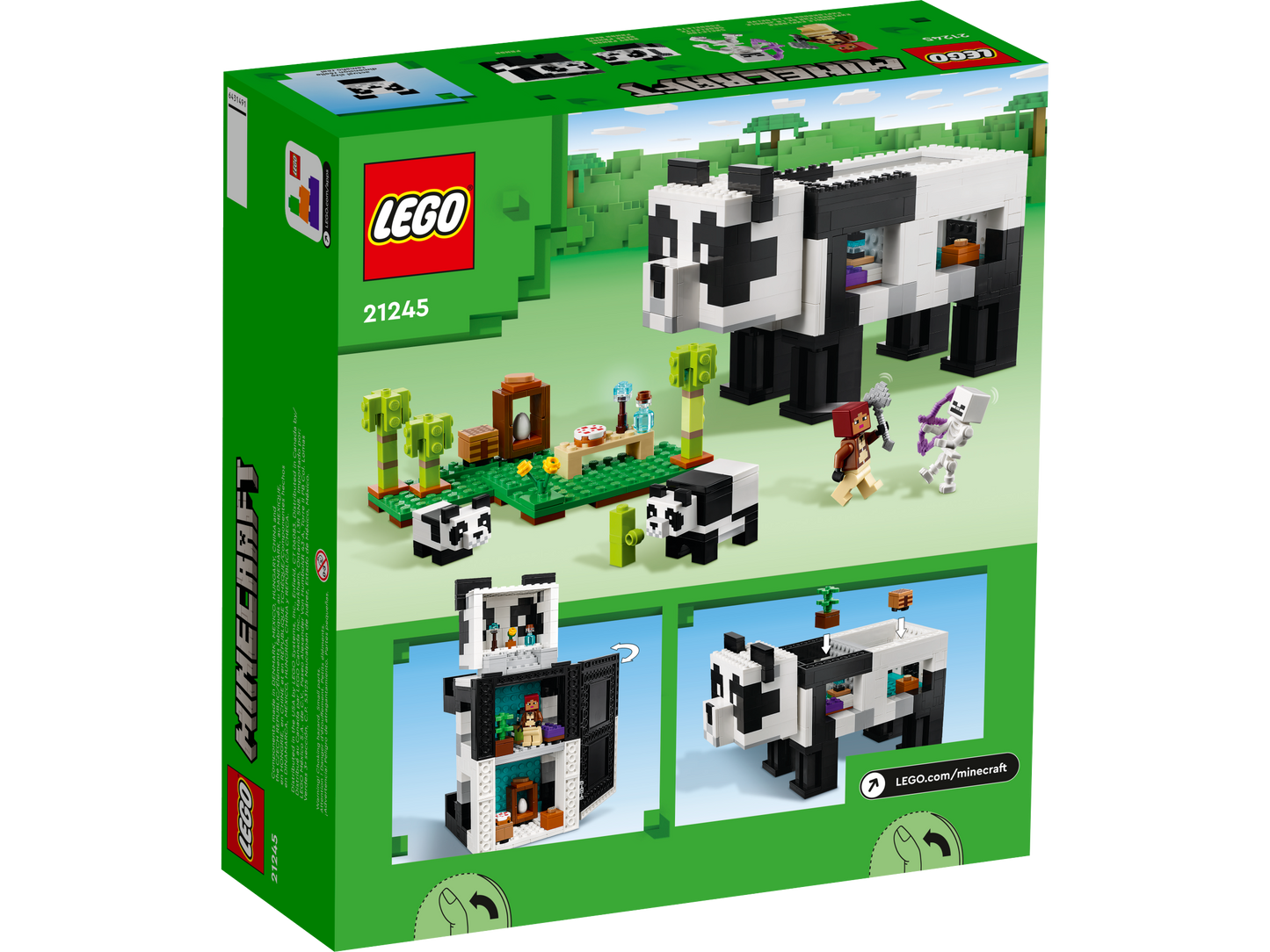 21245 LEGO Minecraft - Il rifugio del panda