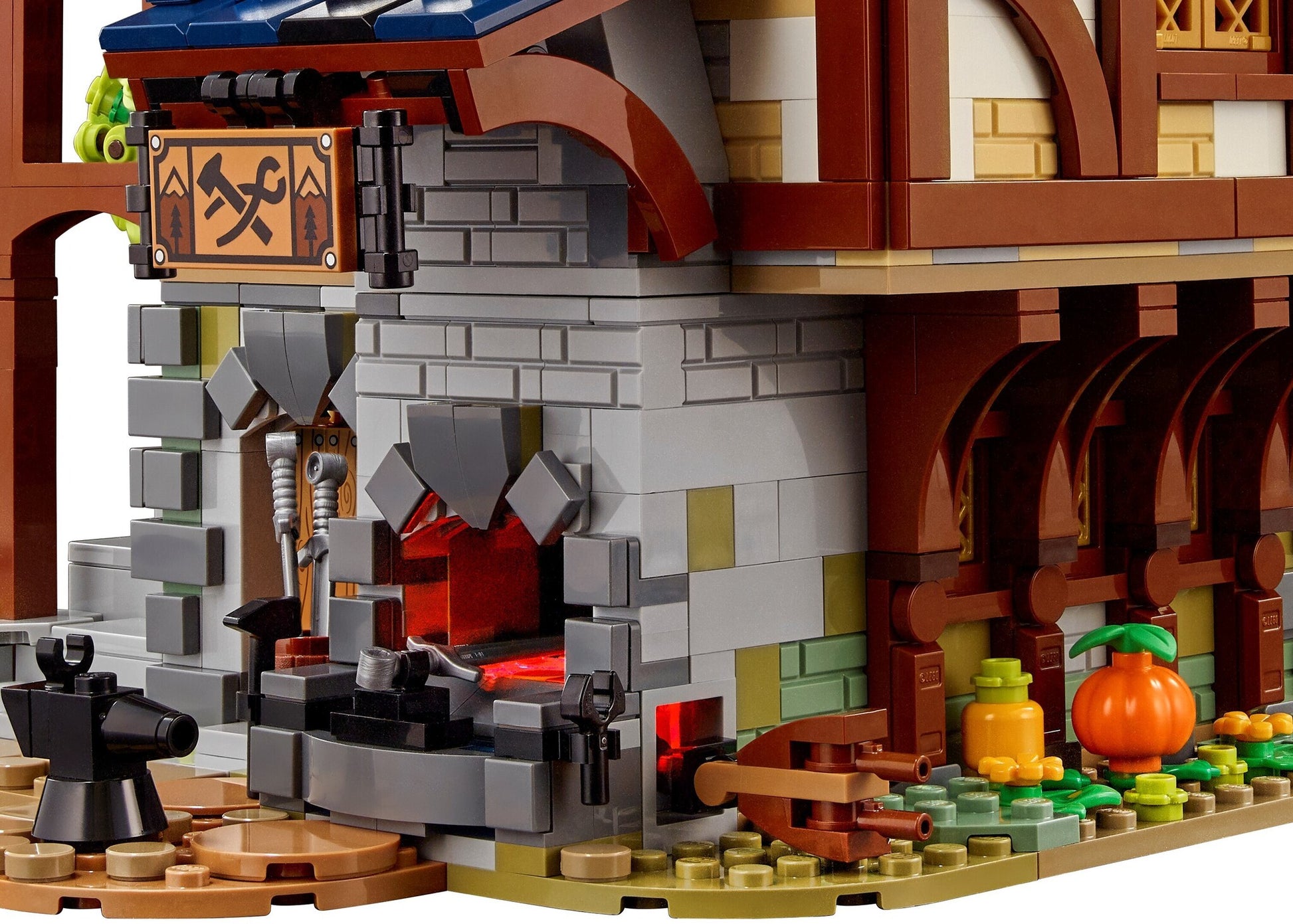 Forgeron Lego Casa Medievale LEGO Ideas Medieval Blacksmith 21325