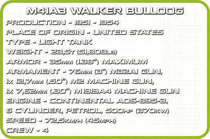 2239 COBI Historical Collection - Vietnam War - M41A3 Walker Bulldog