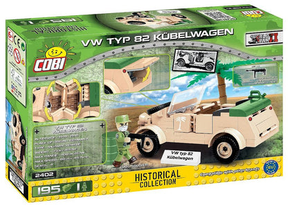 2402 COBI Historical Collection - World War II - VW tipo 82 Kubelwagen