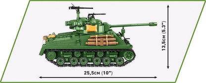 2533 COBI Historical Collection - World War II - M4A3E8 Sherman Easy Eight