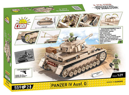 2546 COBI Historical Collection - World War II - Panzer IV Ausf.G