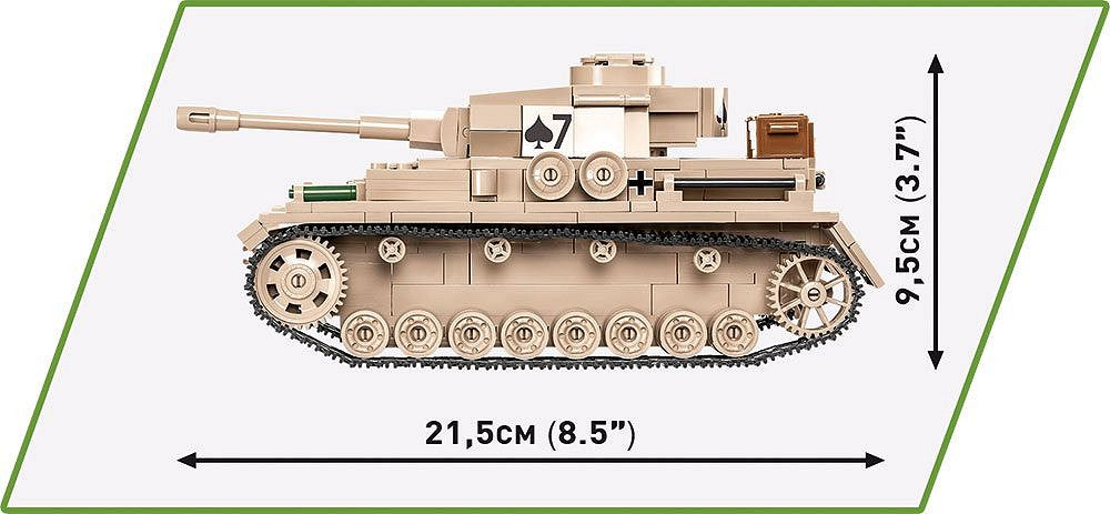 2546 COBI Historical Collection - World War II - Panzer IV Ausf.G