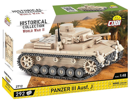 2712 COBI Historical Collection - World War II - Panzer III Ausf. J
