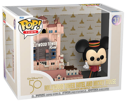 DISNEY 31 Funko Pop! - Walt Disney World 50th Anniversary - Hollywood Tower Hotel with Mickey