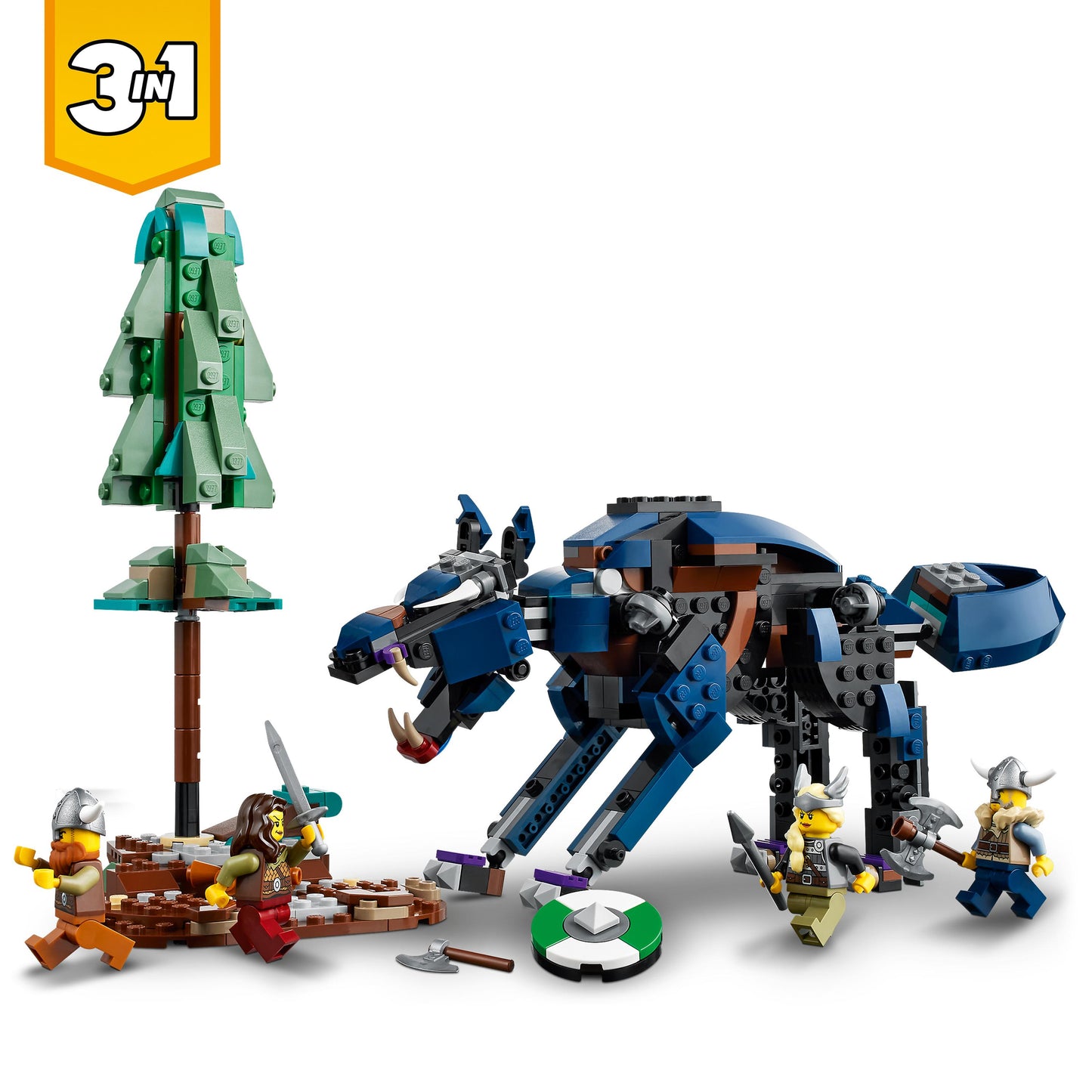 31132 LEGO Creator  - Nave vichinga e Jörmungandr