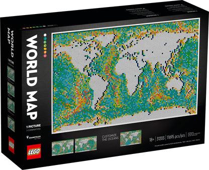 31203 LEGO Art Mappa del Mondo