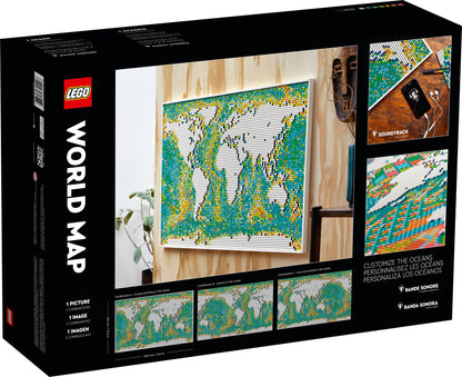 31203 LEGO Art Mappa del Mondo