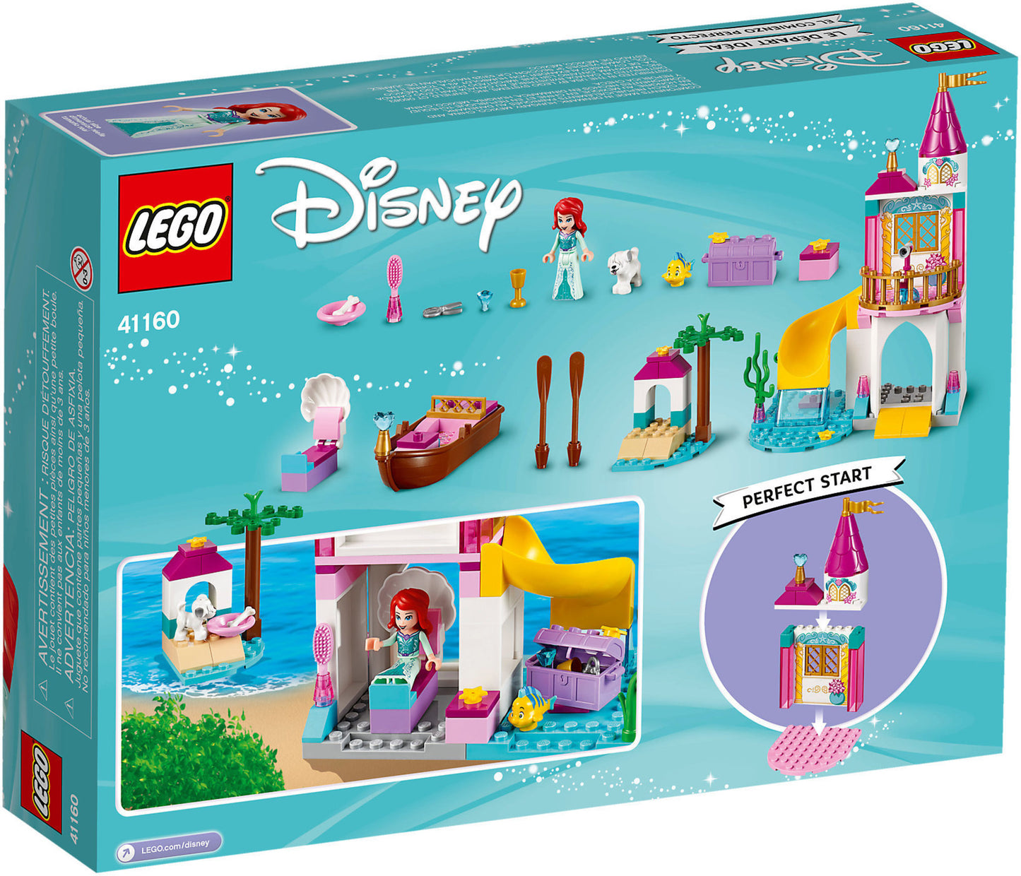 41160 LEGO Disney - Il Castello Sul Mare Di Ariel