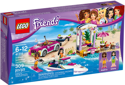 41316 LEGO Friends - Il Trasportatore di Motoscafi di Andrea