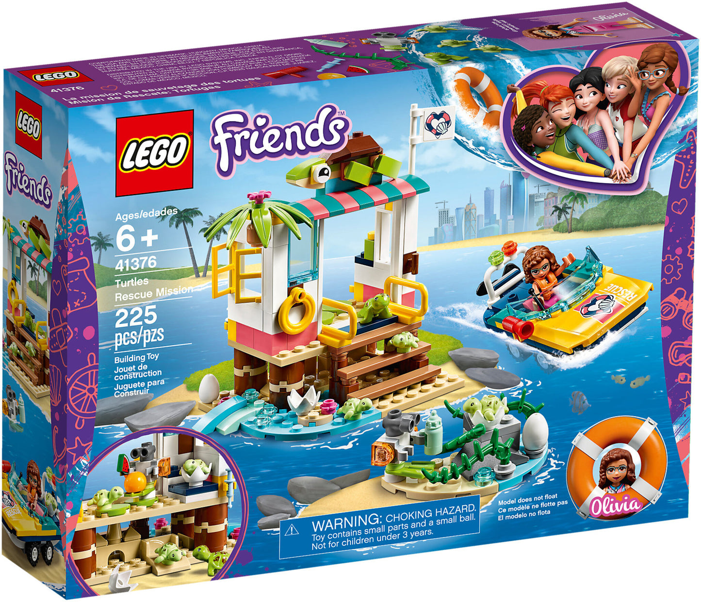 41376 LEGO Friends - La Missione di Soccorso delle Tartarughe