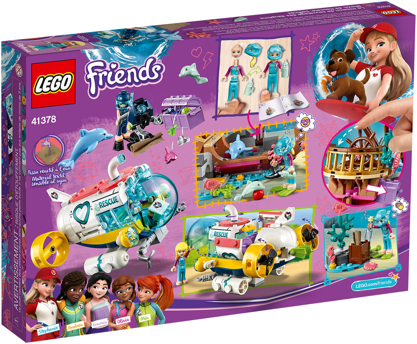 41378 LEGO Friends - La Missione di Soccorso dei Delfini