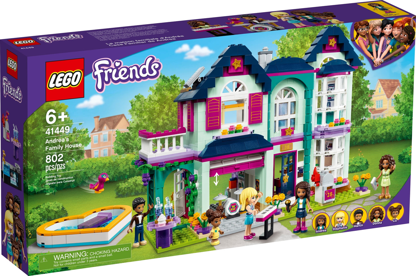 41449 LEGO Friends La Villetta Familiare di Andrea