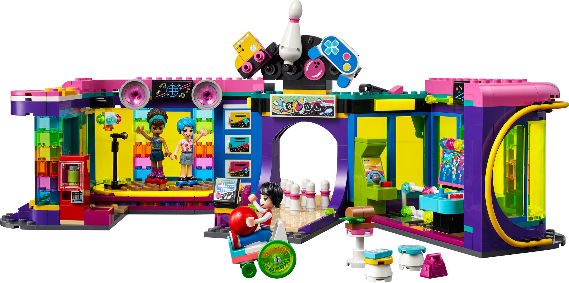 41708 LEGO Friends - Arcade Roller Disco – sgorbatipiacenza