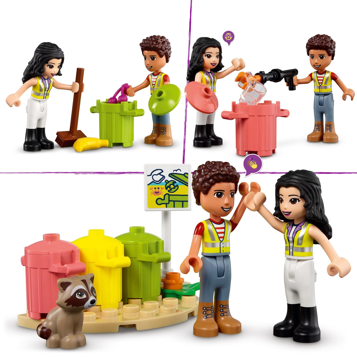 41712 LEGO Friends - Camion riciclaggio rifiuti
