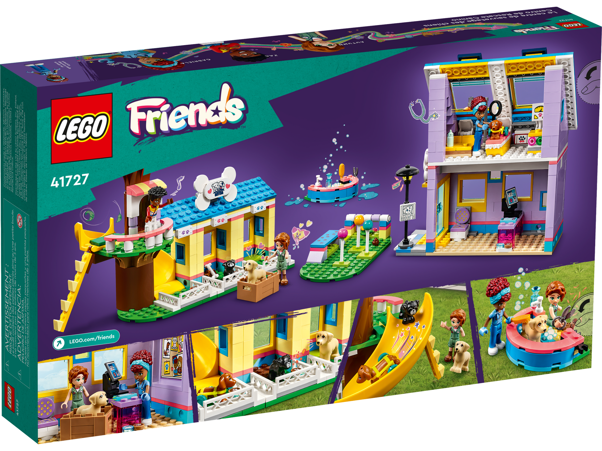 LEGO Friends 42620 Le Case di Olly e Paisley, Giochi per Bambini di 7+ Anni  con 2 Case Giocattolo da Costruire e 6 Personaggi