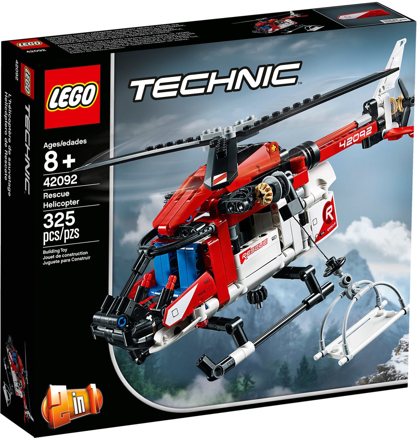 42092 LEGO Technic - Elicottero Di Salvataggio