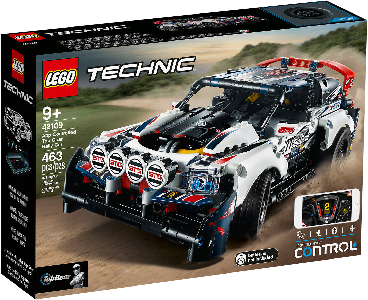 42109 LEGO Technic - Auto Da Rally Top Gear Telecomandata