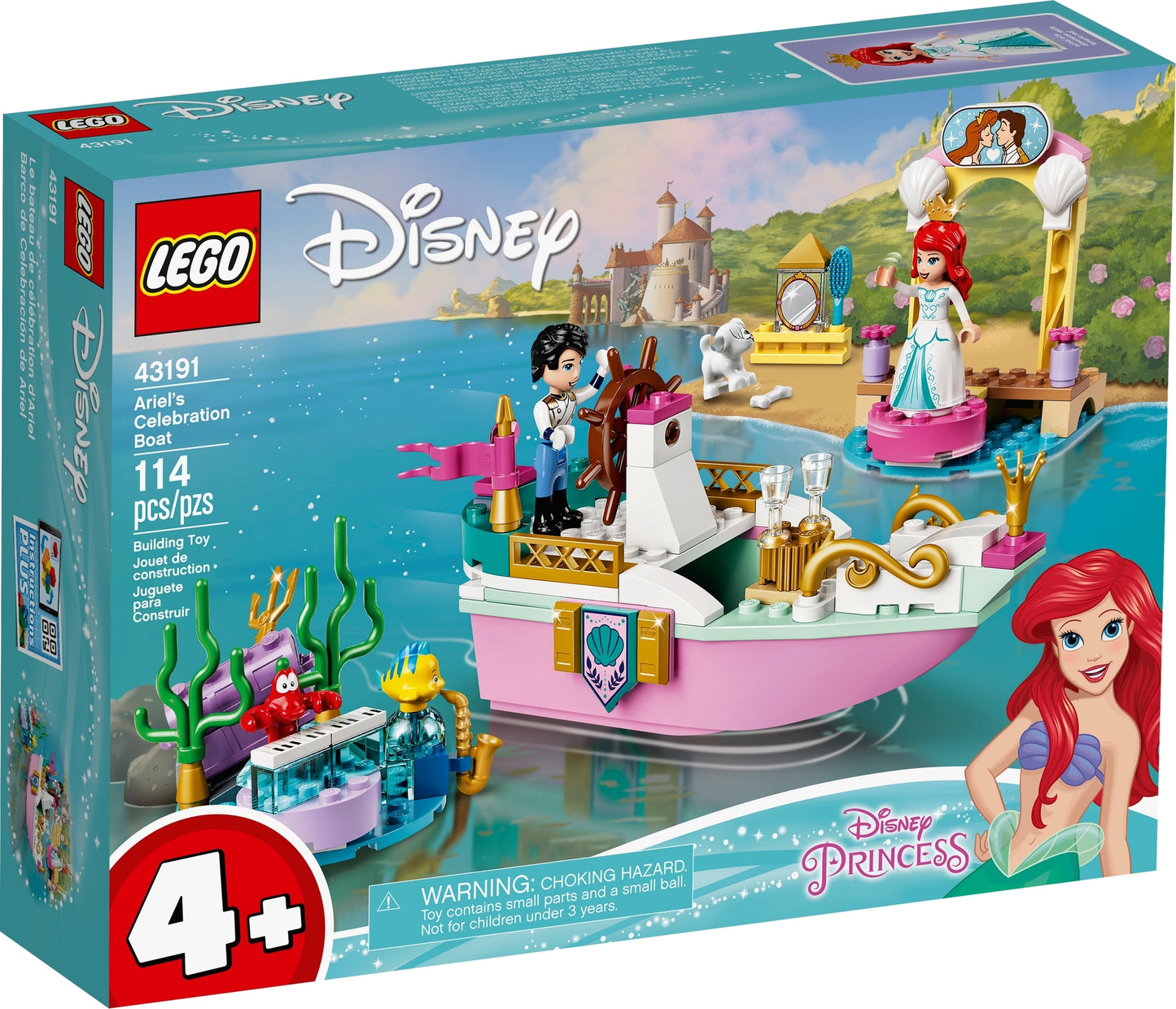 43191 LEGO Disney - La Barca della Festa di Ariel