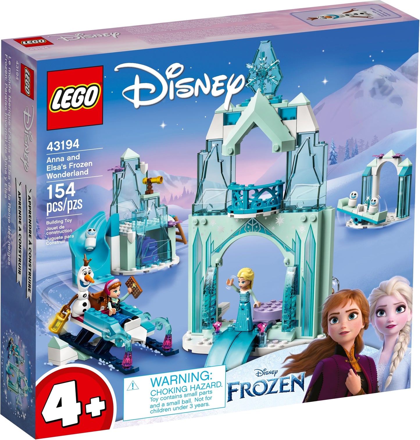 43194 LEGO Disney - Il Paese delle Meraviglie Ghiacciato di Anna ed Elsa