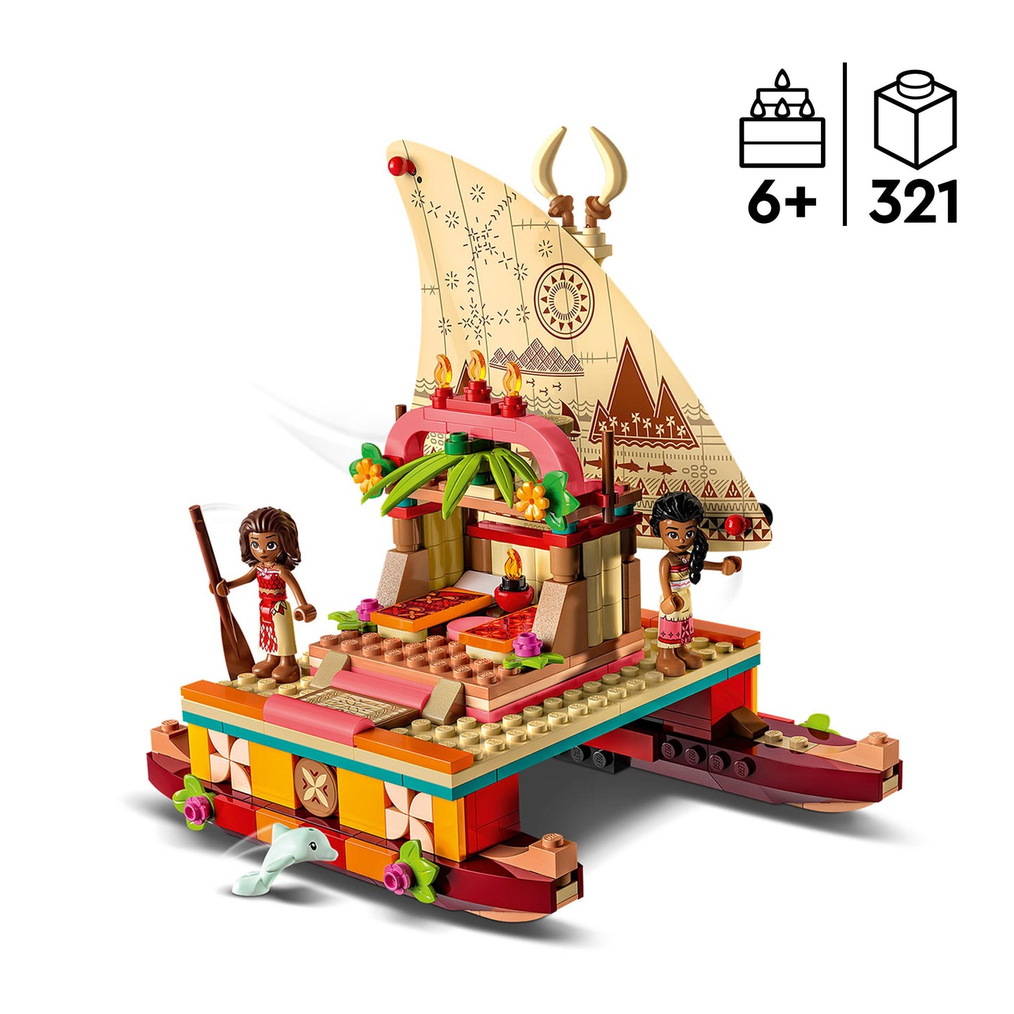 43210 LEGO Disney - La barca a vela di Vaiana