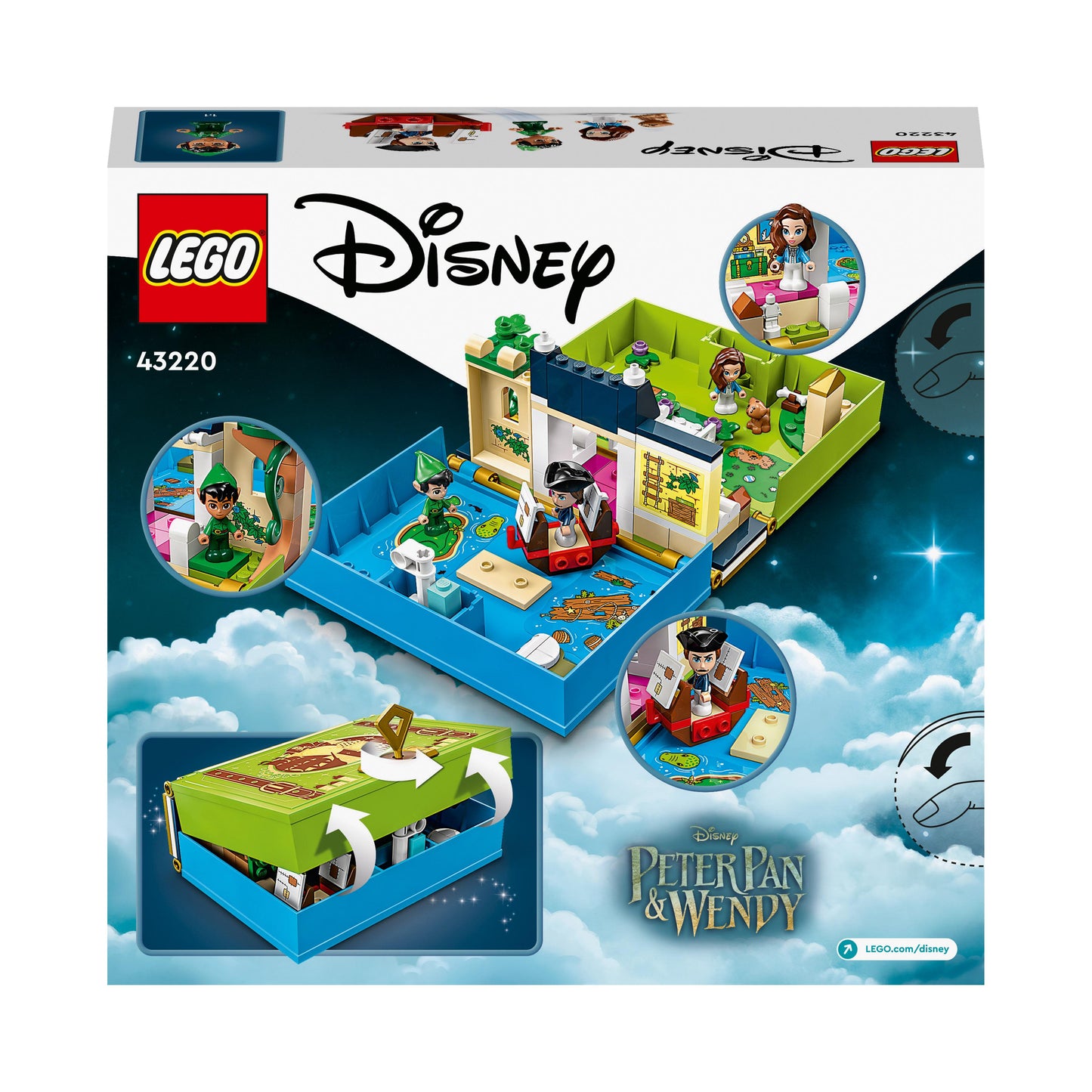 43220 LEGO Disney - L' avventura nel libro delle fiabe di Peter Pan e Wendy