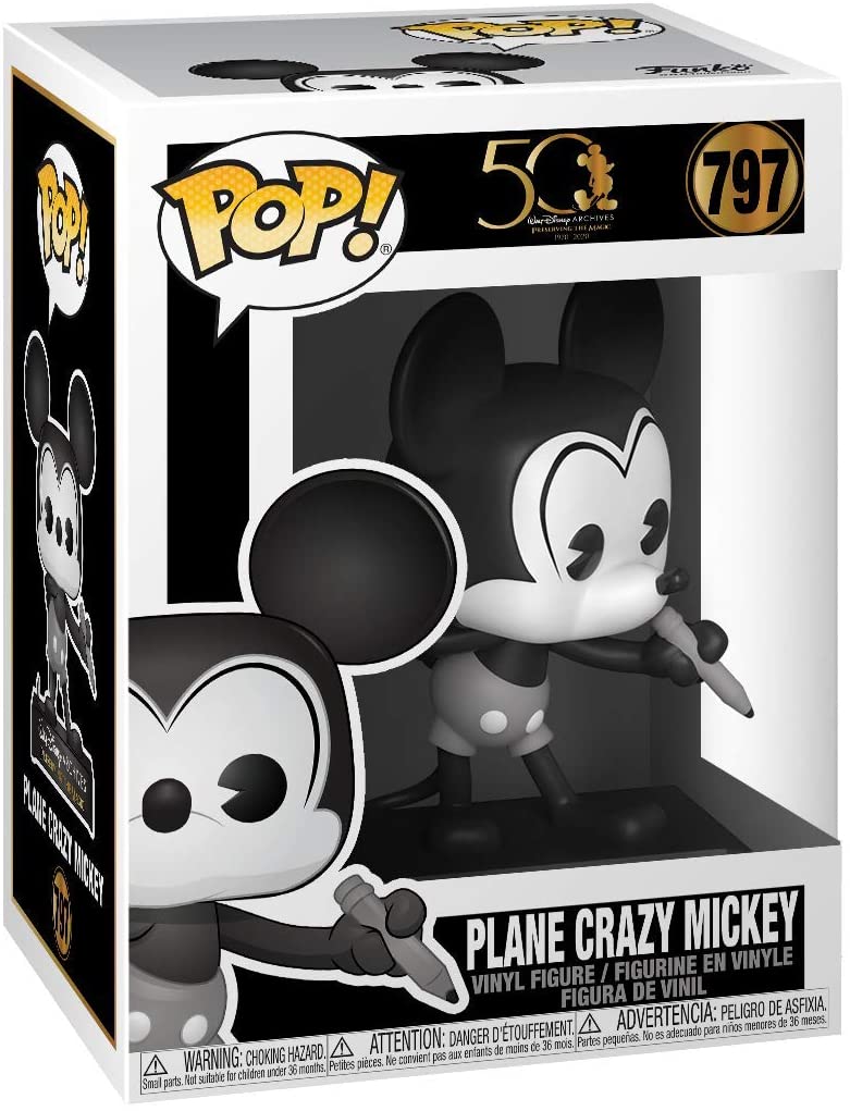 DISNEY 797 Funko Pop! - Archives - Plane Crazy Mickey