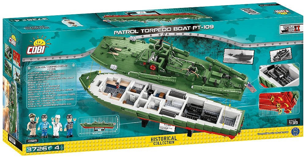 4825 COBI Historical Collection - World War II - Patrol Torpedo Boat PT-109