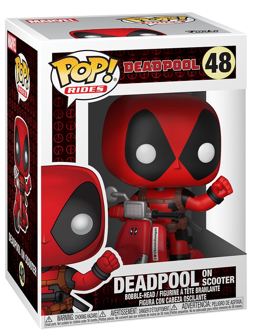 RIDES 48 Funko Pop! - Marvel - Deadpool on Scooter