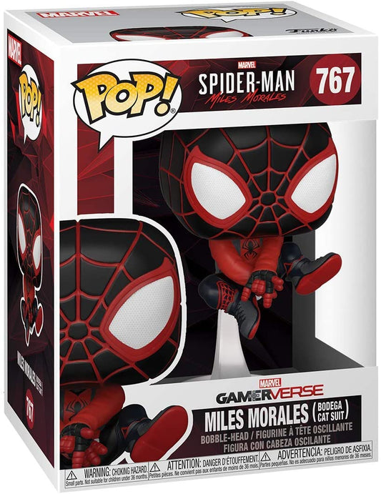 MARVEL 767 Funko Pop! - Spider-Man: Miles Morales Bodega Cat Suit