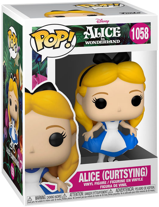 DISNEY 1058 Funko Pop! - Alice 70th Alice Curtsying