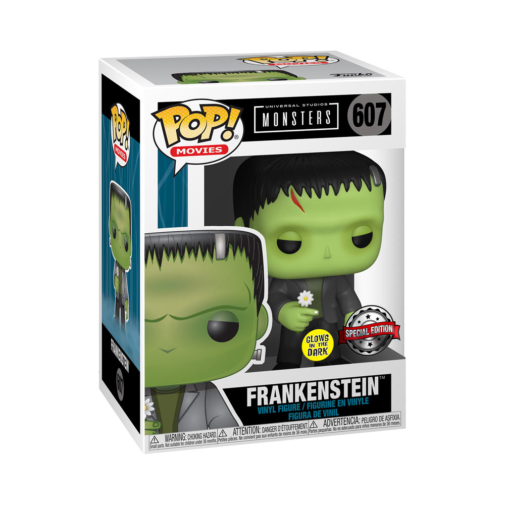 MOVIES 607 Funko Pop! - Universal Studios: Monsters - Frankenstein con Fiore - Glow In The Dark