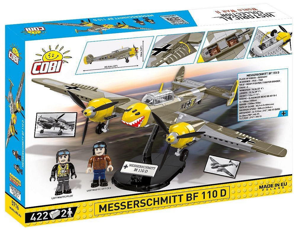 5716 COBI Historical Collection - World War II - Messerschmitt Bf 110D