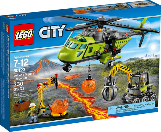 60123 LEGO City - Elicottero dei rifornimenti vulcanico